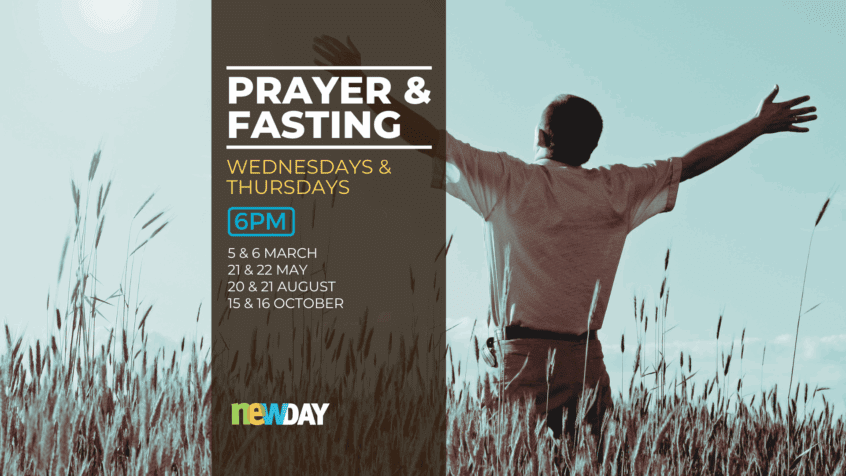 Prayer and Fasting Wednesday and Thursday 6PM 6 Prayer and Fasting