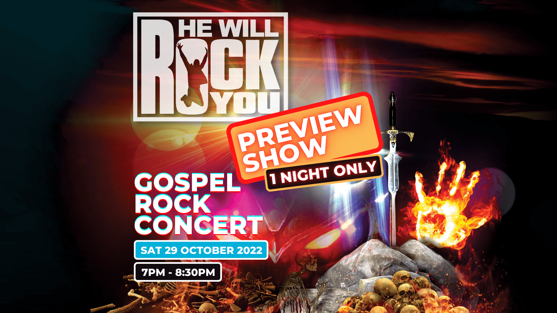 Gospel Rock Concert Preview - He will Rock You