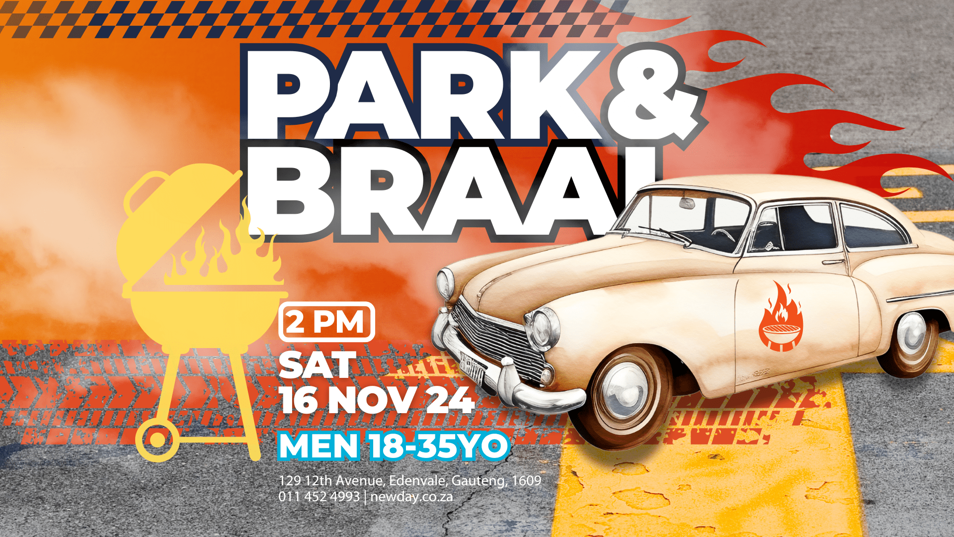Young Mens Ministry Event | Park and Braai 16 November 2024