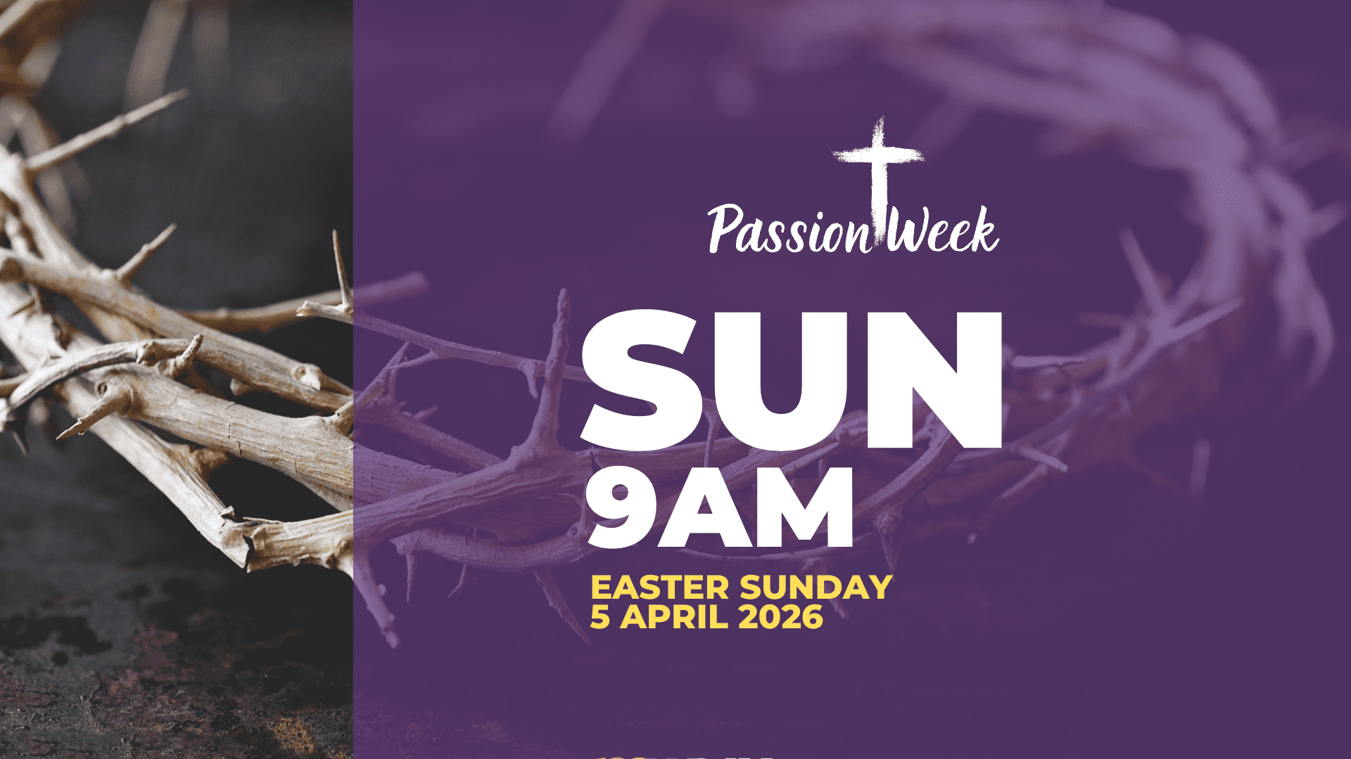 Easter Sunday Service Passion Week 5 April 2026