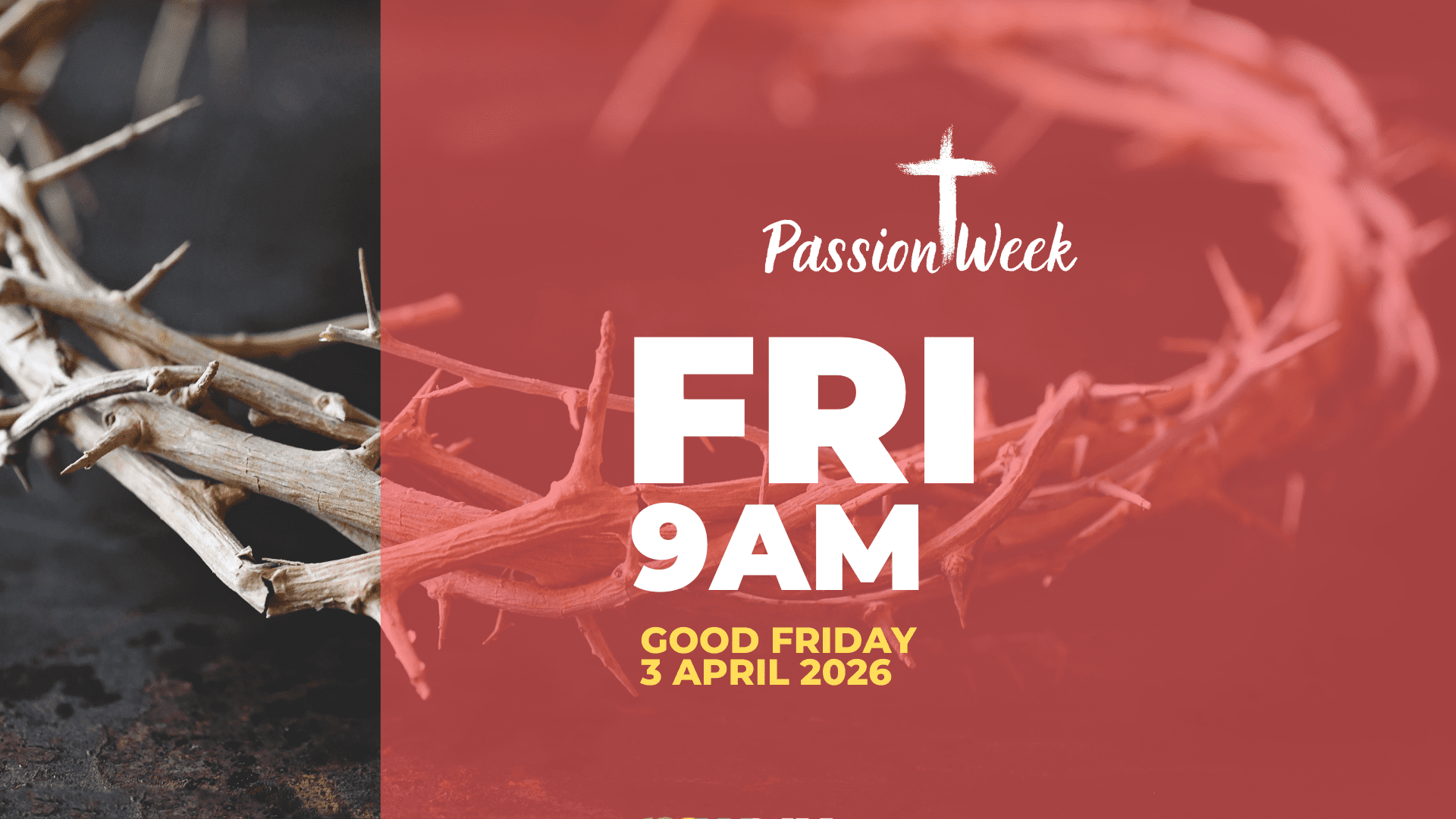 Easter Friday Service Passion Week 3 April 2026