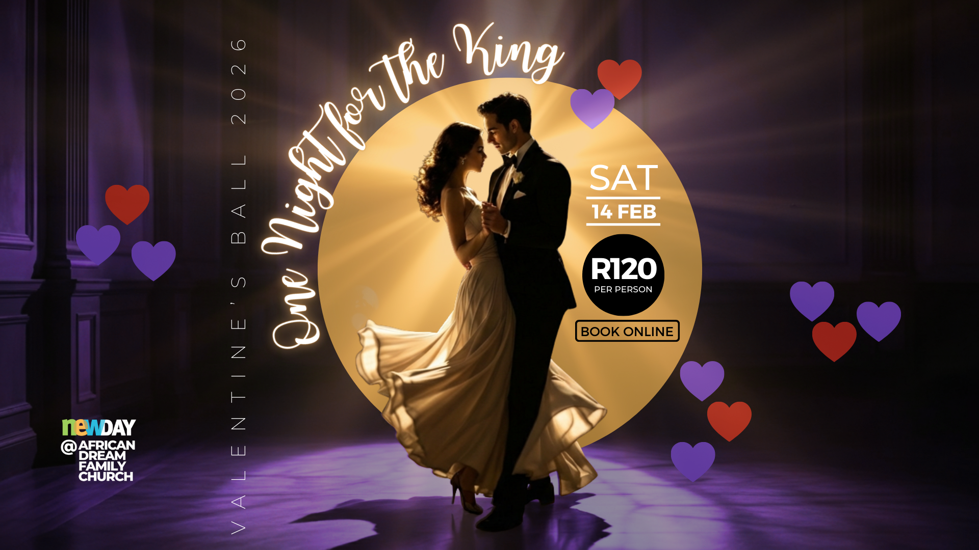 Valentines Day Ball Edenvale Young Adults | One Night for the King
