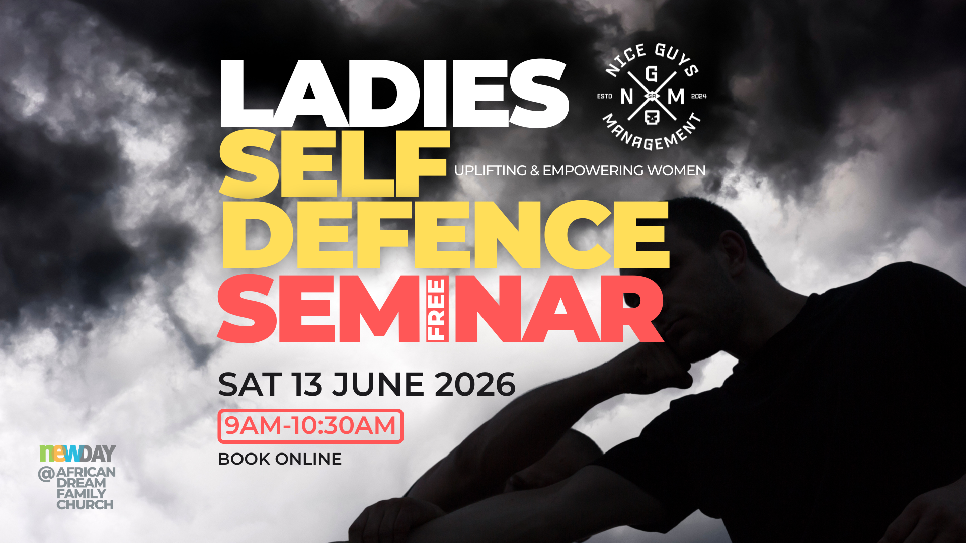 Ladies Free Self Defence Seminar | Sat 13 June 2026